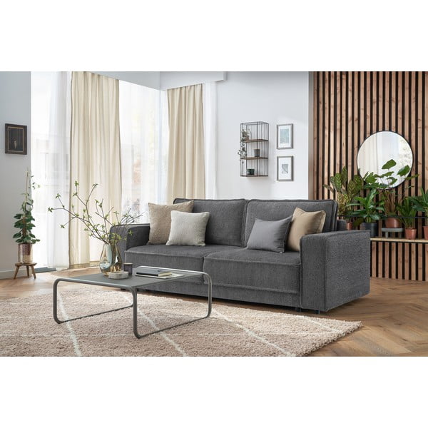 Divano letto grigio scuro Emile - Bobochic Paris-image-3