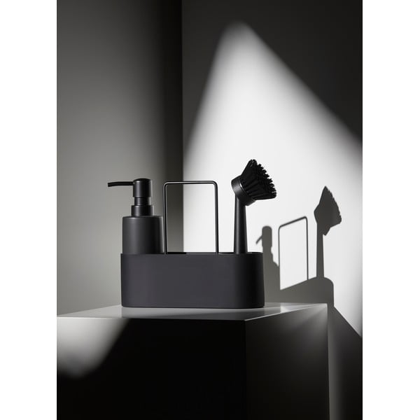 Supporto per detersivo nero in plastica/in silicone Singles – Zone-image-2