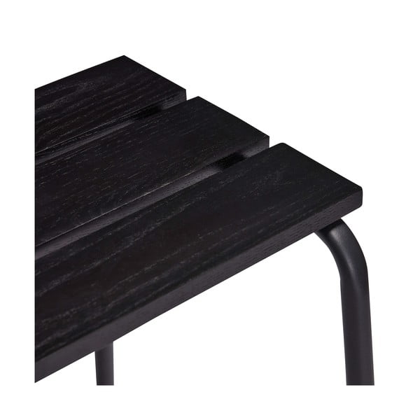 Set di sedie da bar nera 2 pz (altezza della seduta 76 cm) Stilt – Hübsch-image-3