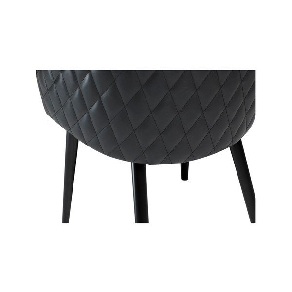 Sedia in similpelle nera Dual - DAN-FORM Denmark-image-3