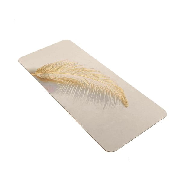 Tappetino per il bagno marrone chiaro 50x120 cm Angelica – douceur d'intérieur-image-4