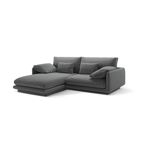 Divano angolare grigio scuro (angolo sinistro) Torino - Micadoni Home-image-2