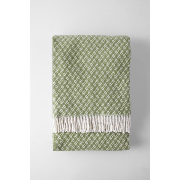 Coperta verde in misto cotone 140x180 cm Nilo – Euromant