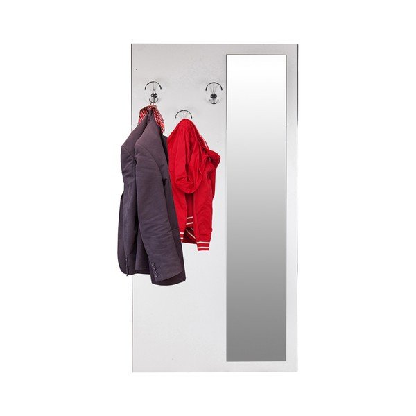 Nástěnný věšák se zrcadlem Polly, 90 x 180 cm-image-3