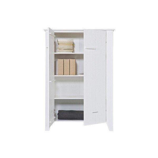 Cassettiera in legno bianco Joep - WOOOD-image-2