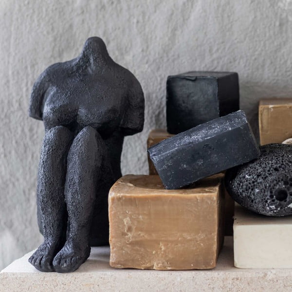 Statua in poliresina (altezza 14 cm) Sitting Woman - Mette Ditmer Denmark-image-3