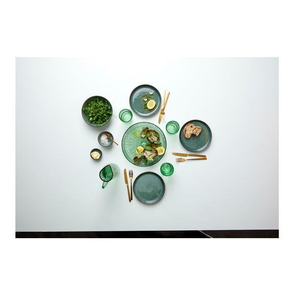 Piatto da portata in vetro verde ø 30 cm Kusintha - Bitz-image-2