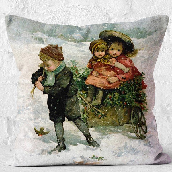 Federa decorativa a tema Natale 43x43 cm – Mila Home-image-4
