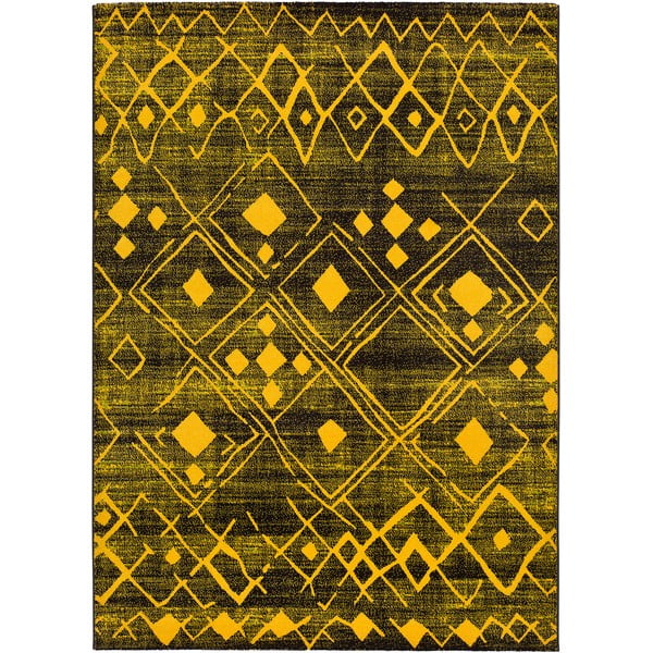 Tappeto giallo Neon Shine, 160 x 230 cm - Universal