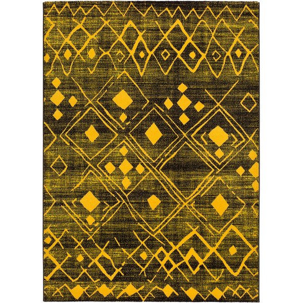 Tappeto giallo Neon Shine, 80 x 150 cm - Universal
