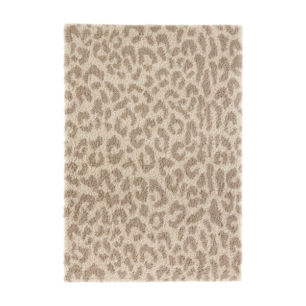 Tappeto beige 170x120 cm Patterned Animal - Ragami