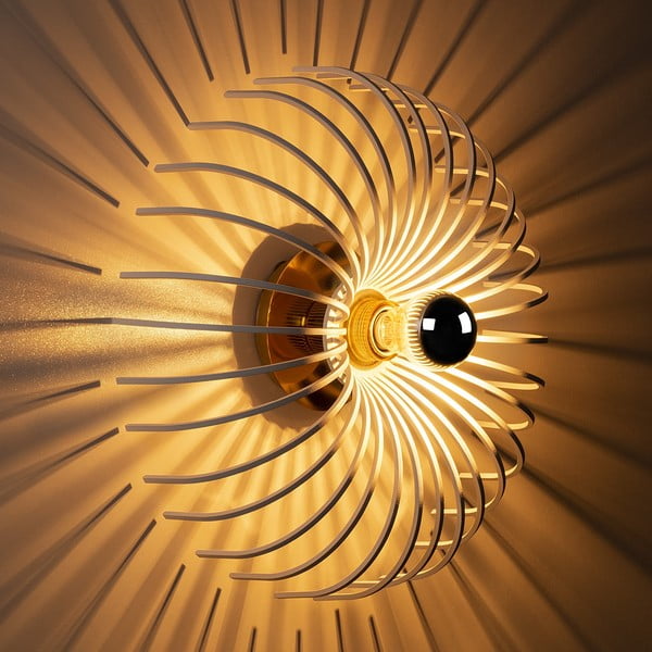 Lampada da parete bianca Aspendos, ø 36 cm - Opviq lights-image-3