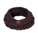 Sciarpa circolare all'uncinetto viola scuro Plum - DOKE