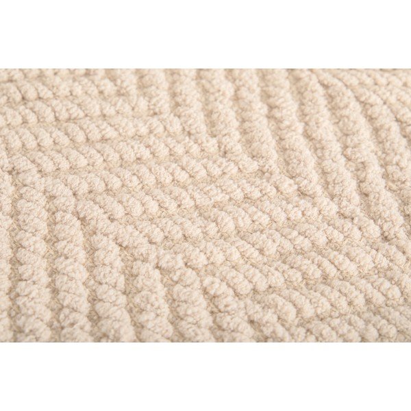 Coperta bianca/beige in ciniglia 130x170 cm Renee – Tiseco Home Studio-image-3