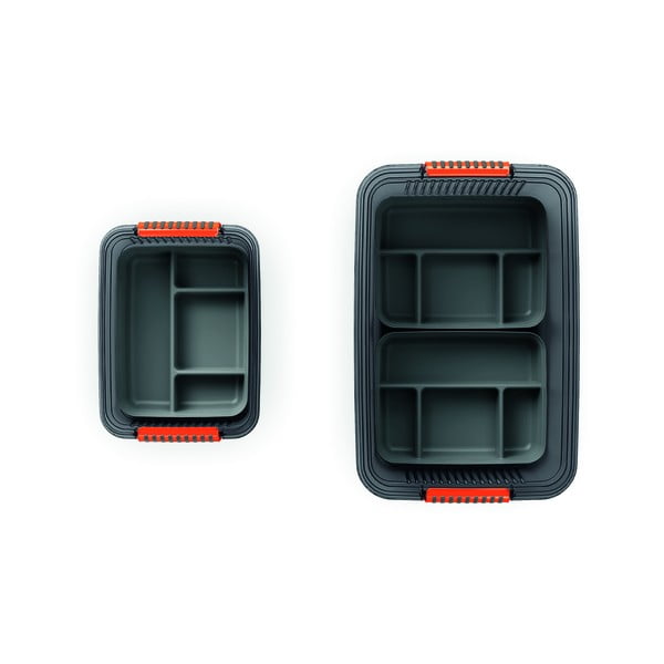 Divisore per organizer grigio in plastica 31,5x24x7,5 cm K Latch Box – KIS-image-1