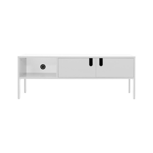 Tavolo TV bianco, larghezza 137 cm Uno - Tenzo