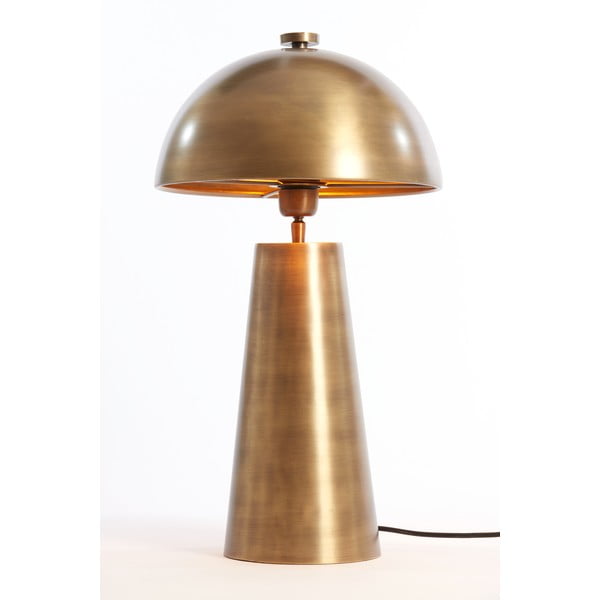 Lampada da tavolo color bronzo con paralume in metallo (altezza totale 52 cm) Dita – Light & Living-image-1