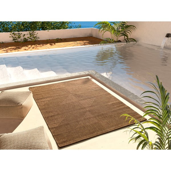 Tappeto marrone per esterni 160x230 cm Guinea Natural - Universal-image-1