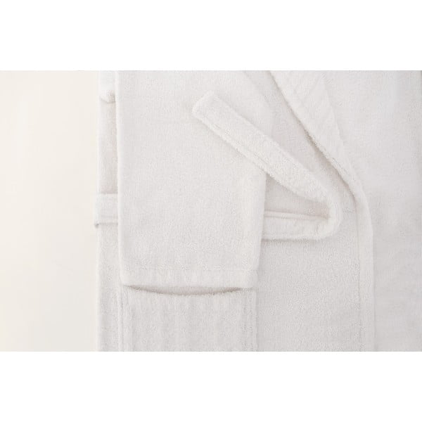 Accappatoio in cotone bianco taglia L/XL - Foutastic-image-4