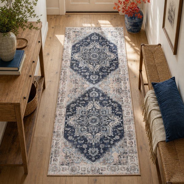 Tappeto blu 200x80 cm Havana - House Nordic-image-1