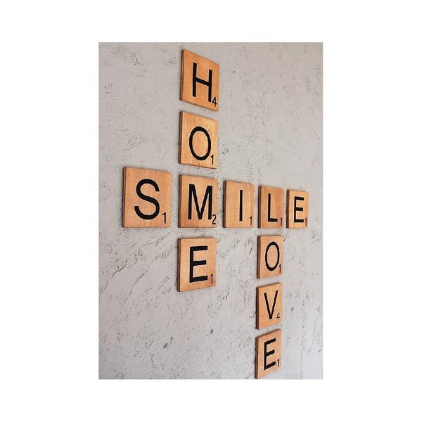 Decorazione murale in più parti Scrabble - La Moneta-image-1