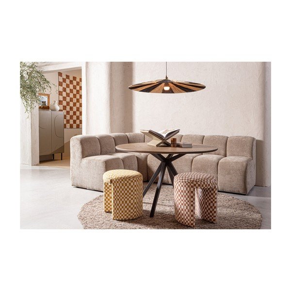 Sgabello giallo imbottito Charlie – WOOOD-image-4