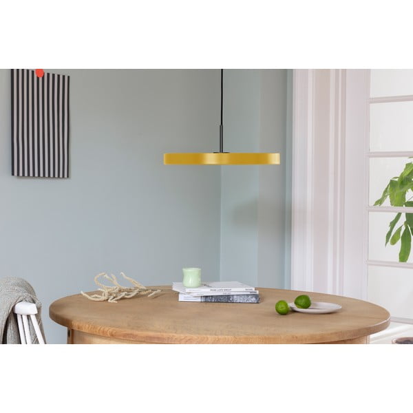 Apparecchio a sospensione LED giallo con paralume in metallo ø 43 cm Asteria Medium - UMAGE-image-1