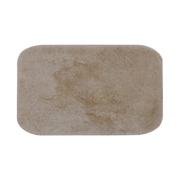 Tappeto da bagno beige chiaro Confetti Bathmats Miami, 100 x 160 cm - Foutastic