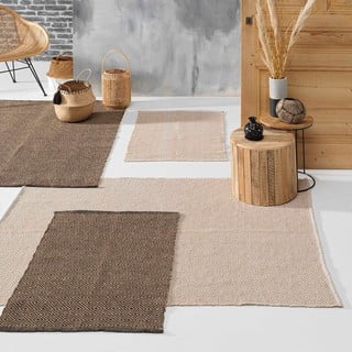 Tappeto color crema in misto iuta 120x170 cm Livio – douceur d'intérieur
