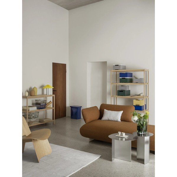 Scaffale di colore naturale con effetto rovere 105x170x40 cm Sukoya – Blomus-image-1