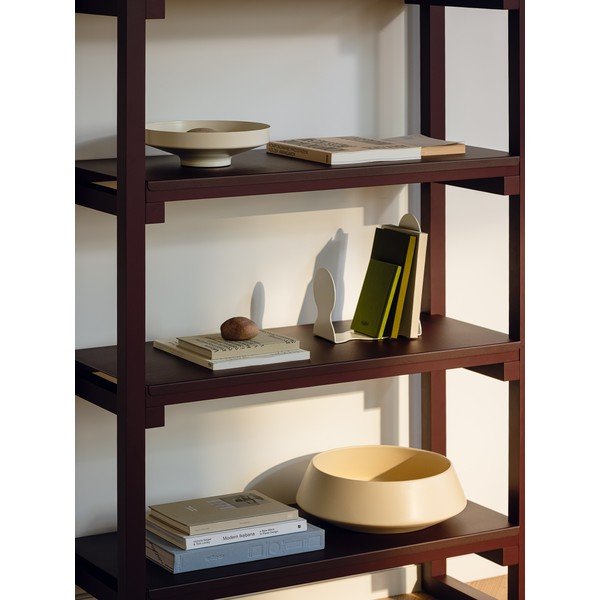 Scaffale burgundy in faggio massiccio 274x180x37 cm Noru – noo.ma-image-2