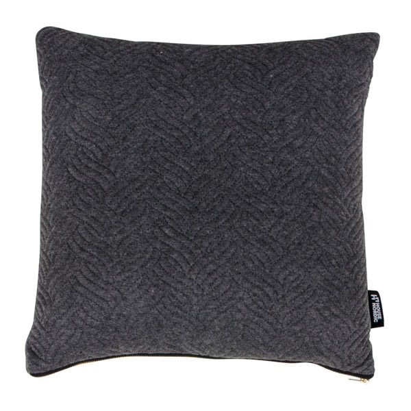 Cuscino grigio scuro in misto cotone , 45 x 45 cm Ferrel - House Nordic