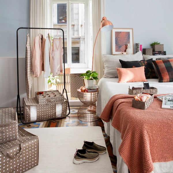 Copriabito beige a pois, 137 cm Rivoli - Compactor-image-3