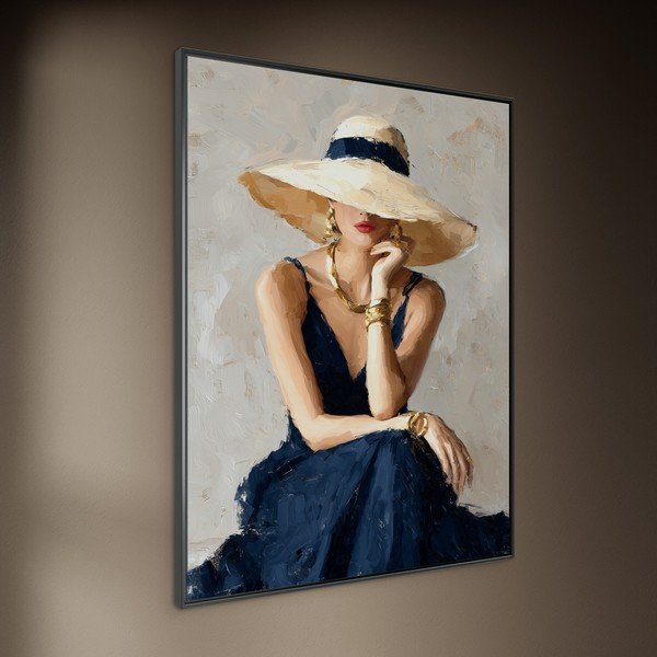 Dipinto stampato con cornice inclusa 60x80 cm Livia – Styler-image-1