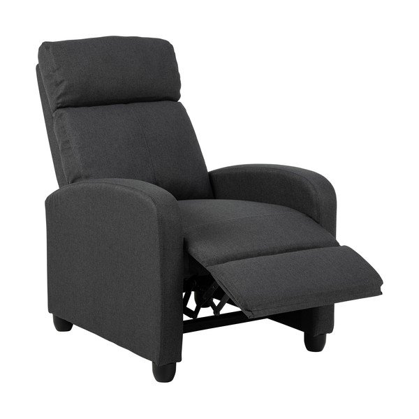 Poltrona relax antracite Siom - Actona-image-3