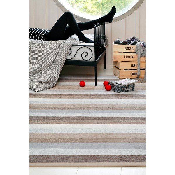 Tappeto per bambini grigio-marrone 230x160 cm Pallika - Narma-image-3