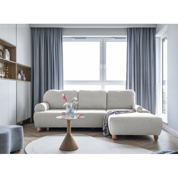 Divano letto angolare crema (angolo destro) Bouncy Olli - Miuform-image-4