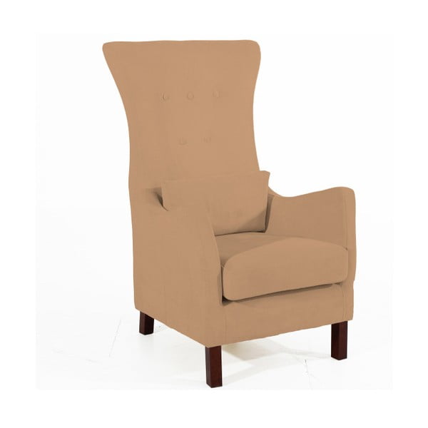 Pískově hnědé křeslo Max Winzer Gina