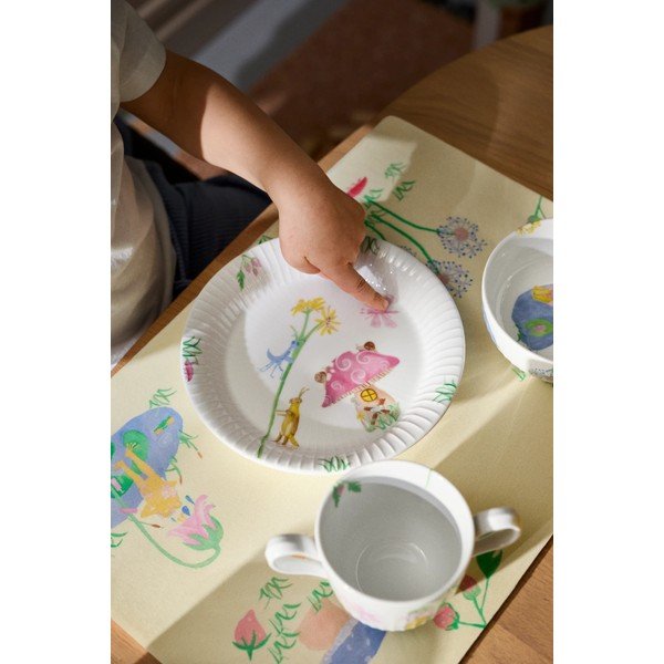 Set da pranzo per bambini in porcellana 3 pz Hammershøi Kids – Kähler Design-image-3