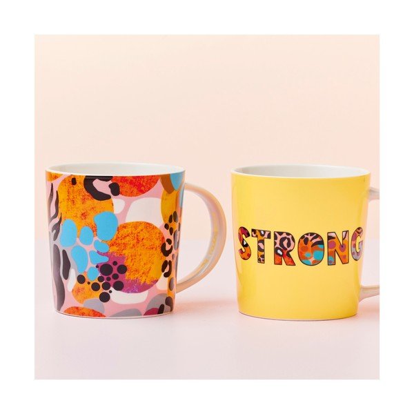 Set di 2 tazze in porcellana da 380 ml Be Fierce - Maxwell & Williams-image-2