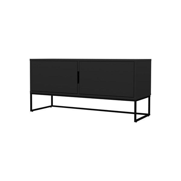 Tavolo TV nero con gambe in metallo Lipp - Tenzo-image-3