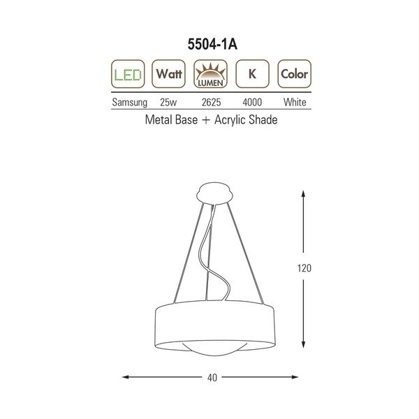 Apparecchio a sospensione bianco Salvo - Homemania Decor-image-2