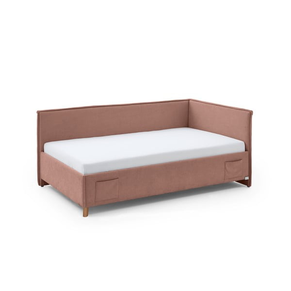 Letto da bambini rosa con sponde 120x200 cm Fun – Meise Möbel