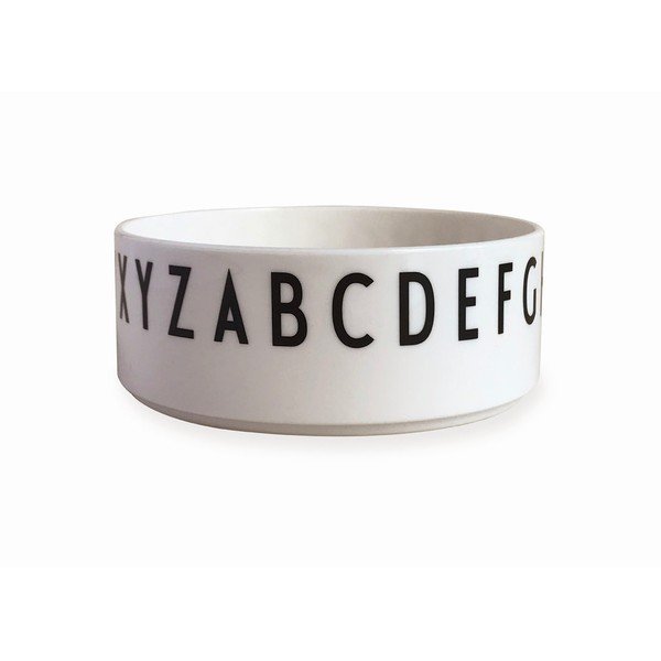Ciotola per bambini bianca , ø 11 cm Eat & Learn - Design Letters