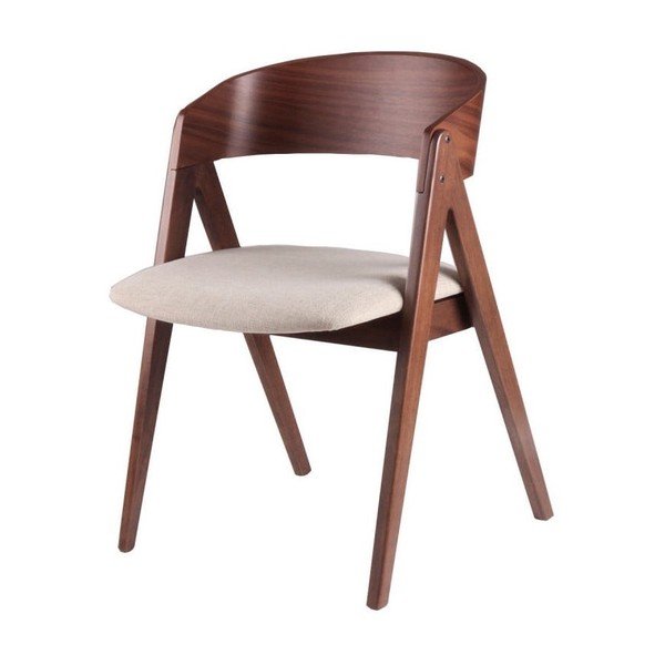 Set di 2 sedie da pranzo con cuscino di seduta beige Rina - sømcasa