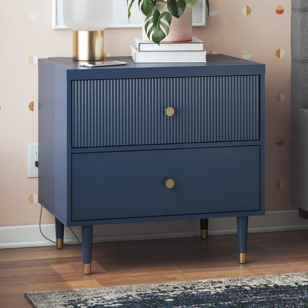 Comodino blu scuro Elizabeth – Støraa-image-4