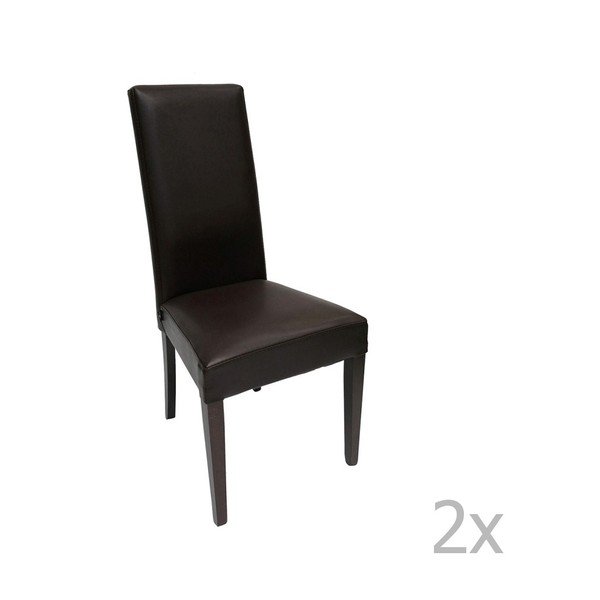 Set di 2 sedie nere Roque - Evergreen House