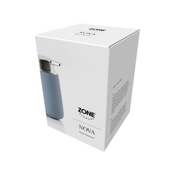 Distributore di sapone liquido in porcellana blu Blue Fog, 250 ml - Zone-image-1