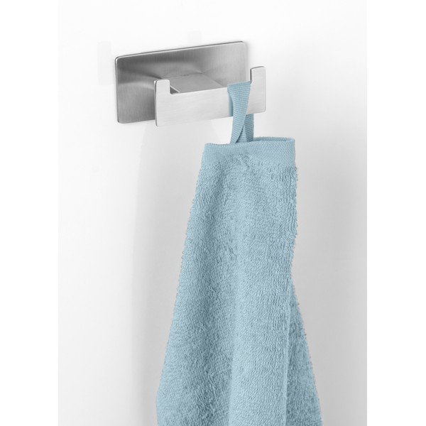 Gancio senza foratura color argento opaco in acciaio inox Genova – Wenko-image-3