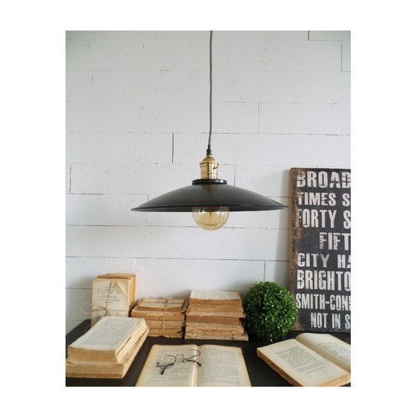 Lampadario a sospensione Industrial Black, ⌀ 38 cm - Orchidea Milano